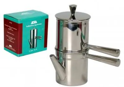 Immagine prodotto di ILSA Caffettiera Napoletana 3 Tazze In Acciaio Inox Cm 15,50X17X12