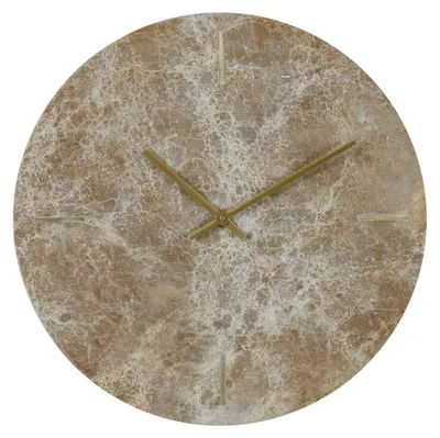 Produktbild von Light & Living - Uhr Moreno - Braun - Ø43cm