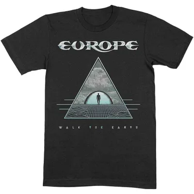 Obrázok produktu pre Europe Walk The Earth Black L Tričko