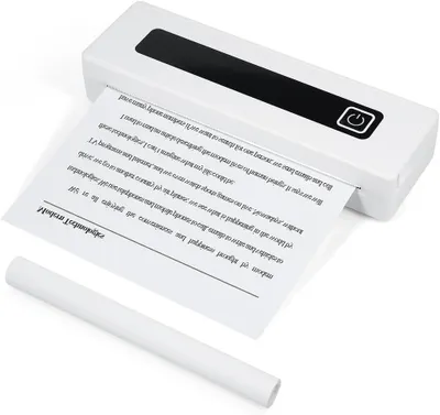 Obrázok produktu pre Prenosná tlačiareň - Mobilná tlačiareň - Tlačte na cestách - Bezdrôtové pripojenie cez Bluetooth - Formát A4 - Čierna