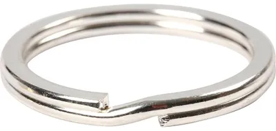 Produktbild von Spaltring, D 28 mm, Versilbert, 4 Stk/ 1 Pck [HOB-526040]
