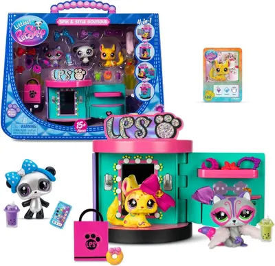 Produktbild von Littlest Pet Shop Stylische Boutique Spielset mit 3 Figuren
