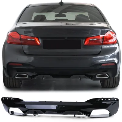 Produktbild von Heckdiffusor Performance Glanz passend für 5er BMW G30 G31 ab16 520 525 530 540
