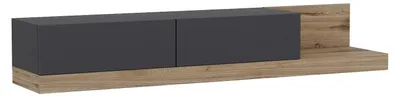 Immagine prodotto di Mobile TV in legno "Majör" - 180 x 37 x 30 cm - Grigio antracite