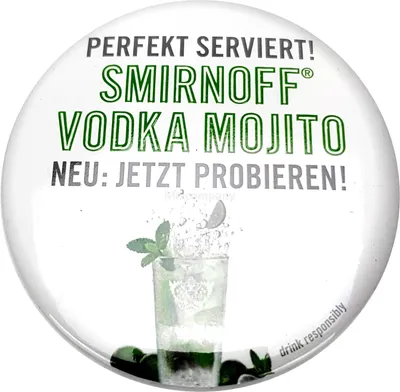 Produktbild von 5x Smirnoff Vodka Mojito Button Anstecker