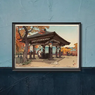 Produktbild von Poster - Canvas - Leinwand - 59,4 cm x 42 cm - Hiroshi Yoshida Ukiyo-e