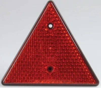 Produktbild von Dreiecksreflektor 160 x 160 x 8 mm rot