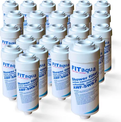 Obrázek produktu pro 25 x FitAqua sprchový filtr, vodní filtr ve prospěch vaší pokožky AWF-SWR-P value pack