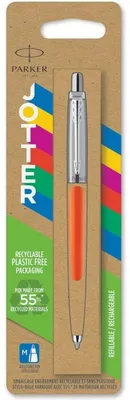 Obrázek produktu pro Parker 2076054, Spona, Zasouvací propiska se sponou, Doplnitelný, Modrá, 1 kusů, Střední