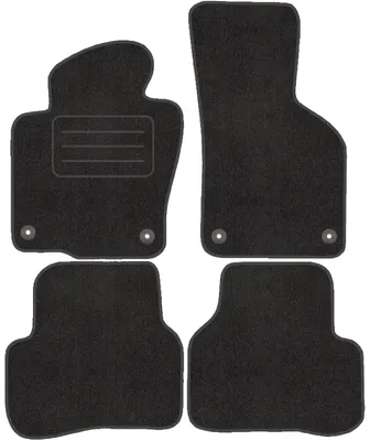 Immagine prodotto di Velour Fußmatten Satz per VW Passat B7 (2010-2014)- Premium Qualität - Passgenau