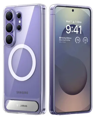 Obrázek produktu pro Torras – Pstand ochranné pouzdro se stojánkem pro Samsung Galaxy S26 Ultra – průhledné