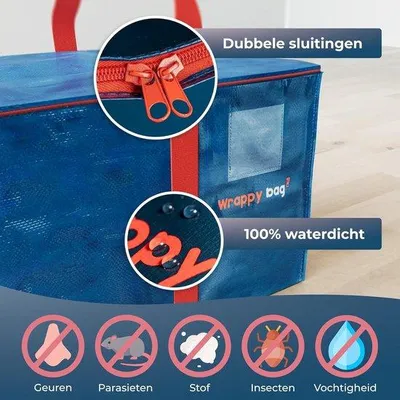 Produktbild von Famanu XXL Aufbewahrungstaschen - große Taschen für Umzüge und Reisen - wasserfest und strapazierfähig