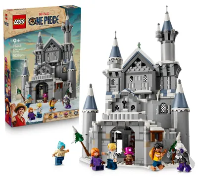 Produktbild von LEGO ONE PIECE Duell im Schloss Drumm - Modellbau mit 6 Minifiguren inkl. Luffy, Nami und Chopper - Kinderzimmer Deko und Geschenk für Jungen, Mädchen und Fans ab 9 Jahren - 75645
