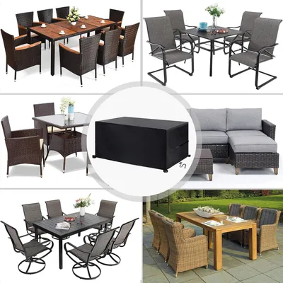 Obrázok produktu pre Vodotesné obaly na záhradný nábytok - odolné proti UV žiareniu a roztrhnutiu - 70 x 70 x 70 cm