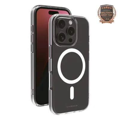 Produktbild von Mag Steady Anti Shock Cover, Magnetic Wireless Charging Support für iPhone 16 Pro (64230) Handyhülle