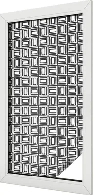 Produktbild von Buntglas Fensterfolie – 100x100 cm – Stained-Glass Design – blickdichte dekorative Sichtschutzfolie – selbstklebend, UV-Schutz – Energiemuster