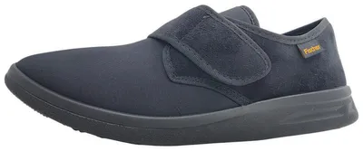 Immagine prodotto di Scarpe da uomo Fischer, marca specializzata in calzature ortopediche. Pantofole da casa, colore nero, per il tempo libero
