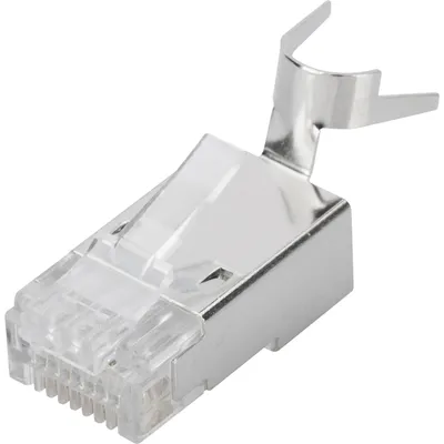 Obrázek produktu pro Digitus DN-219604, RJ-45, Stříbrná, Samec, Přímý, Polykarbonát (PC), Cat6a