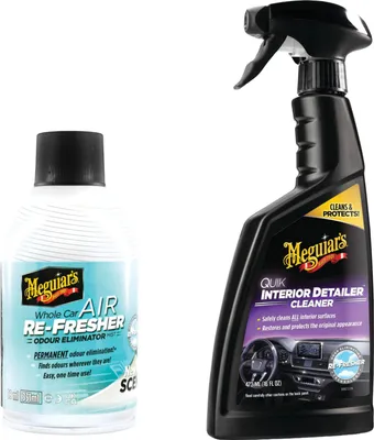 Produktbild von Meguiar’s Air Re-Fresher + Quik Interior Detailer 473ml Set