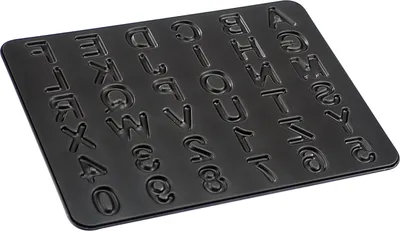 Produktbild von Zenker - Special Creative Buchstaben Zahlen Backblech Backform für Plätzchen