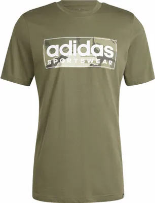 Produktbild von Adidas M CAMO G T 2 T-Shirt für Herren, Grün Camouflage, bequem, aus Better Baumwolle