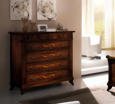 Produktbild von Kommode Schrank Sideboard Italienische Möbel Echtes Holz Kommoden Sideboards Neu