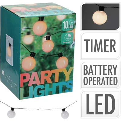 Immagine prodotto di PROGARDEN LED PARTY luci fiabesche da esterno 10 lampadine KO-XX8115800