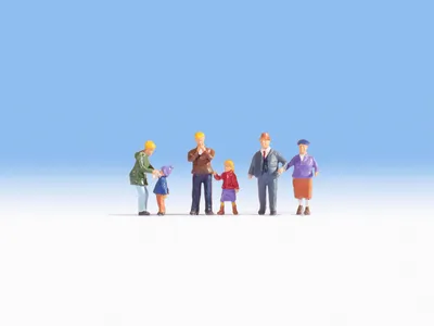 Produktbild von NOCH 15930 - H0 Familie Meier im Winter - Neu