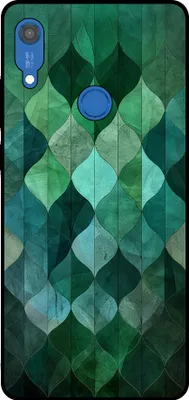 Produktbild von Smartphonica Telefon Fall geeignet für Huawei Y6S mit grünen Blättern drucken - TPU Backcover Fall grüne Blätter Design