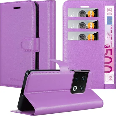 Image de Cadorabo Housse pour OnePlus 10 PRO 5G Housse de protection en violet Housse pour téléphone portable Etui Case Cover Fermeture magnétique