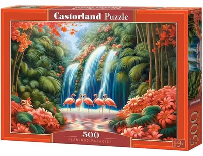 Zdjęcie produktu dla Puzzle 500 Flamingo Paradise B-54190