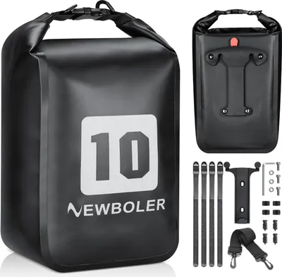 Obrázek produktu pro Bike Fork Bag 10L Rainproof Quick Release Bike Front Bag pro horské silniční kolo Long Distance Travel Bag Black Speciální velikost