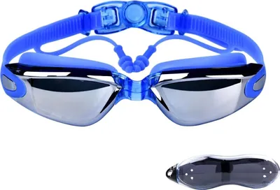 Produktbild von Schwimmbrillen, Schwimmbrillen - Schwimmbrille mit Ohrstöpsel - Schwimmbrille für Erwachsene, Schwimmbrille für Männer, Frauen, Jugendliche