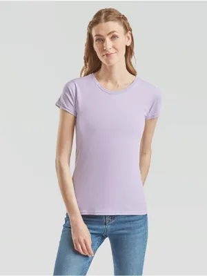 Zdjęcie produktu dla Damska koszulka Fruit Of The Loom Iconic 150 T Lila