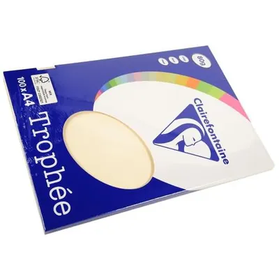 Immagine prodotto di Clairefontaine 4104C Clairefontaine Kopierpapier Trophée sand DIN A4 80 g/qm 100 Blatt