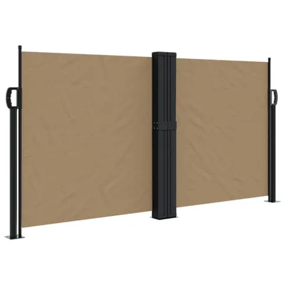 Image de Store latéral extensible Taupe 120x1000 cm