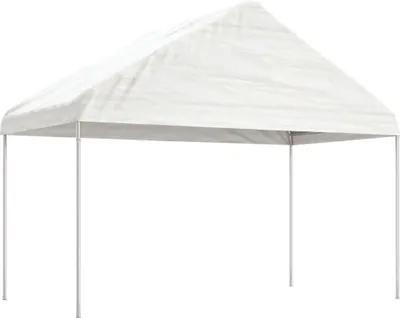 Produktbild von vidaXL Pavillon mit Dach Weiß 13,38x4,08x3,22 m Polyethylen