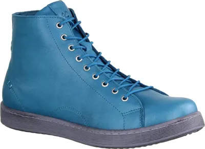 Obrázok produktu pre Andrea Conti 3449000891 Dámske topánky, čižmy, vysoké tenisky, kožené, topaz - dámske módne členkové topánky / čižmy, zelené, kožené