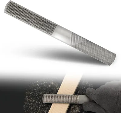 Produktbild von Holzfeile 20 cm, 4-in-1, Stahl, für Holz