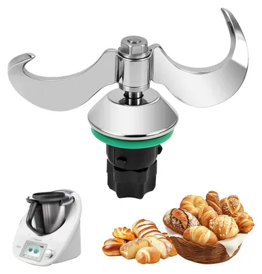 Knetmesser für Thermomix TM5/TM6, Edelstahl, Ersatzmesser