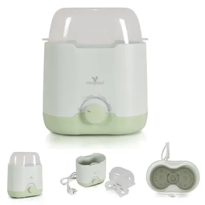 Produktbild von Cangaroo Doppelflaschenwärmer Bollente 3 in 1 Erhitzen Warmhalten Sterilisieren grün