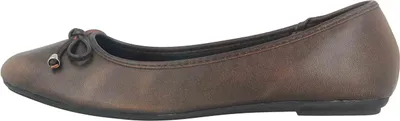 Produktbild von Fitters Footwear Yvi Ballerinas in Übergrößen Braun 2BB0880205 Brown Brush große Damenschuhe