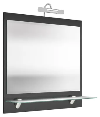 Produktbild von Posseik Spiegel, anthrazit, 70 cm