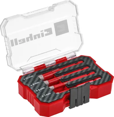 Produktbild von EINHELL Diamant-Fliesenbohrer-Set, 500404, XS-Case, 4-teilig