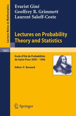 Zdjęcie produktu dla Lectures on Probability Theory and Statistics
