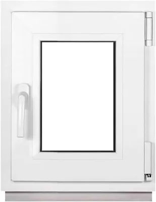 Produktbild von Kellerfenster Drehbar/Kippbar - 3-fach - Breite 40 cm - Höhe 50 cm - Premium - Weiß - Fenster