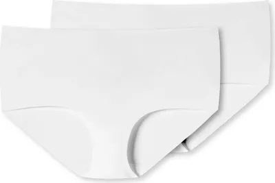Produktbild von Schiesser Damen 2PACK Panty weiss Pack (Mehrfach) Gr. L