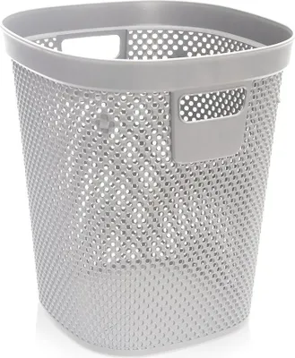 Produktbild von Büroabfalleimer 12,5 l mit Griff und belüftetem Design