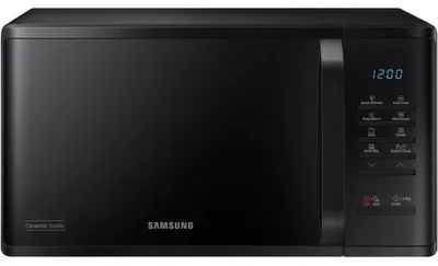 Obrázok produktu pre Samsung Mg23K3513ak Mikrovlnná rúra - 23l - gril - elektronická - 800W - 28,8 cm - keramický smalt - čierna
