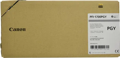 Immagine prodotto di Canon PFI-1700 PGY - 700 ml - Grigio fotografico - originale - contenitore d'inchiostro - per imagePROGRAF PRO-2000, PRO-2100, PRO-4000, PRO-4100, PRO-6000, PRO-6100